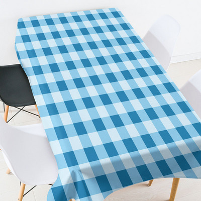 Ģeometriskas svītras čeku apdruka galda sliede galdauts Galds pusdienu galdi Ēdamistabas galdi ūdensizturīgs galdauts galda pārklājs mēteļa galds