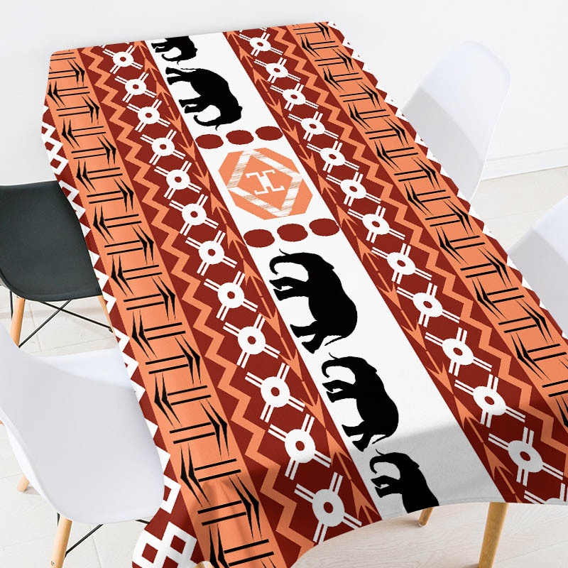 Ģeometriskas svītras čeku apdruka galda sliede galdauts Galds pusdienu galdi Ēdamistabas galdi ūdensizturīgs galdauts galda pārklājs mēteļa galds