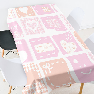 Γελοιογραφία περιποίηση ζώων διακόσμηση γάμου διακόσμηση δωματίου αισθητική τραπεζομάντιλο ορθογώνια Τραπεζαρίες Τραπεζαρία Τραπεζομάντιλο