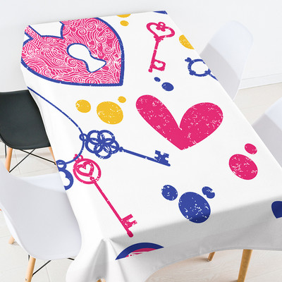 Γελοιογραφία περιποίηση ζώων διακόσμηση γάμου διακόσμηση δωματίου αισθητική τραπεζομάντιλο ορθογώνια Τραπεζαρίες Τραπεζαρία Τραπεζομάντιλο