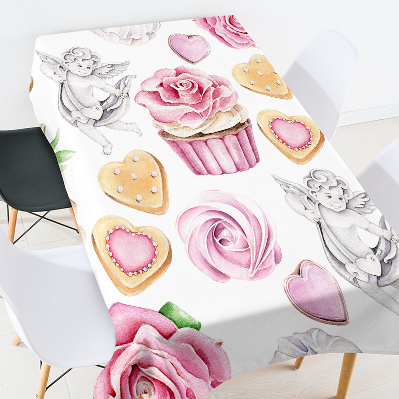 Γελοιογραφία περιποίηση ζώων διακόσμηση γάμου διακόσμηση δωματίου αισθητική τραπεζομάντιλο ορθογώνια Τραπεζαρίες Τραπεζαρία Τραπεζομάντιλο