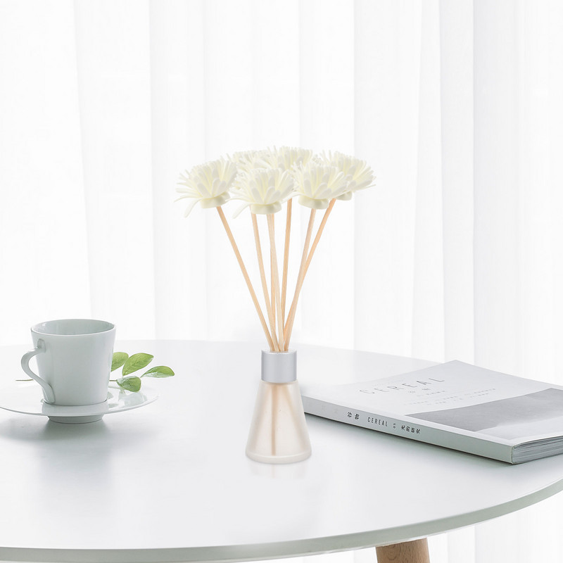 10 vnt Difuzoriaus lazdelės chrizantemomis kvepiančios kvepalų cukranendrių rotango lazdelės aromatinės alyvos difuzorius namų dekoravimui