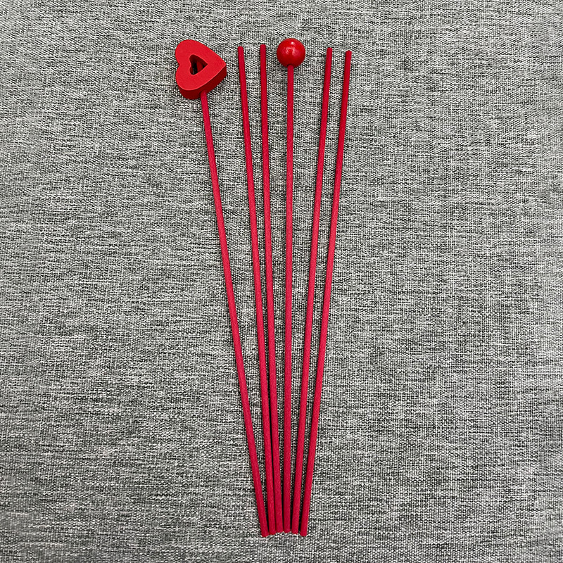 6 vnt Širdies formos nendrių difuzoriaus pakeitimo lazdelės, pasidaryk pats, rankų darbo namų dekoras, ypač storos rotango nendrių aliejaus difuzoriaus užpildymo lazdelės