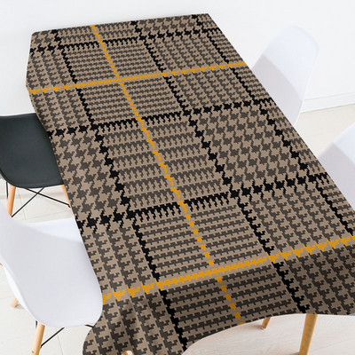 Ģeometriski svītrains režģis Galdauts Galdauts galdauts galdauts galdauts ūdensizturīgs galdauts galda pārklājs