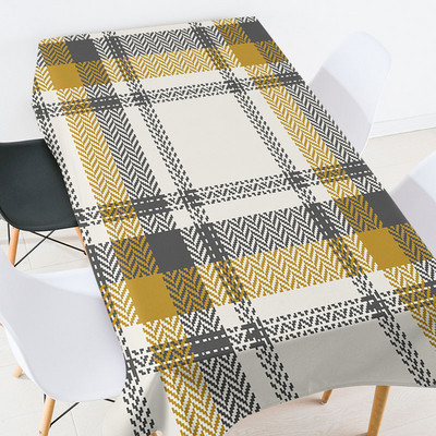 Ģeometriski svītrains režģis Galdauts Galdauts galdauts galdauts galdauts ūdensizturīgs galdauts galda pārklājs