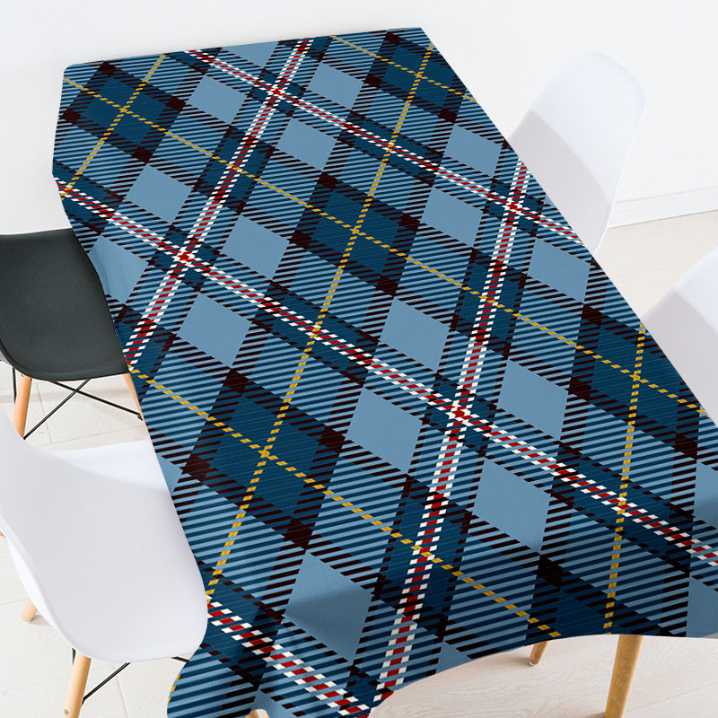 Ģeometriski svītrains režģis Galdauts Galdauts galdauts galdauts galdauts ūdensizturīgs galdauts galda pārklājs