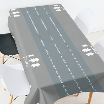 Geomeetrilise triibulise võrega ümmargune lauakate laudlina ristkülikukujuline ruumidekoor esteetiline Plekivastane laudlina laudlina komplekt