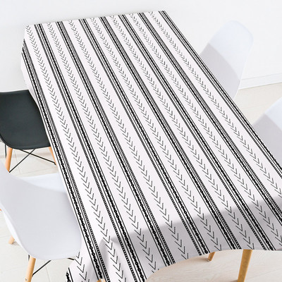 Ģeometriski svītraini ziedi un putni ballīšu galdauts Eiropas galdauti kāzu galdauts mežģīņu galdauts sarkans galdauts