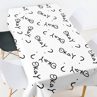 Ģeometriski svītraini ziedi un putni ballīšu galdauts Eiropas galdauti kāzu galdauts mežģīņu galdauts sarkans galdauts