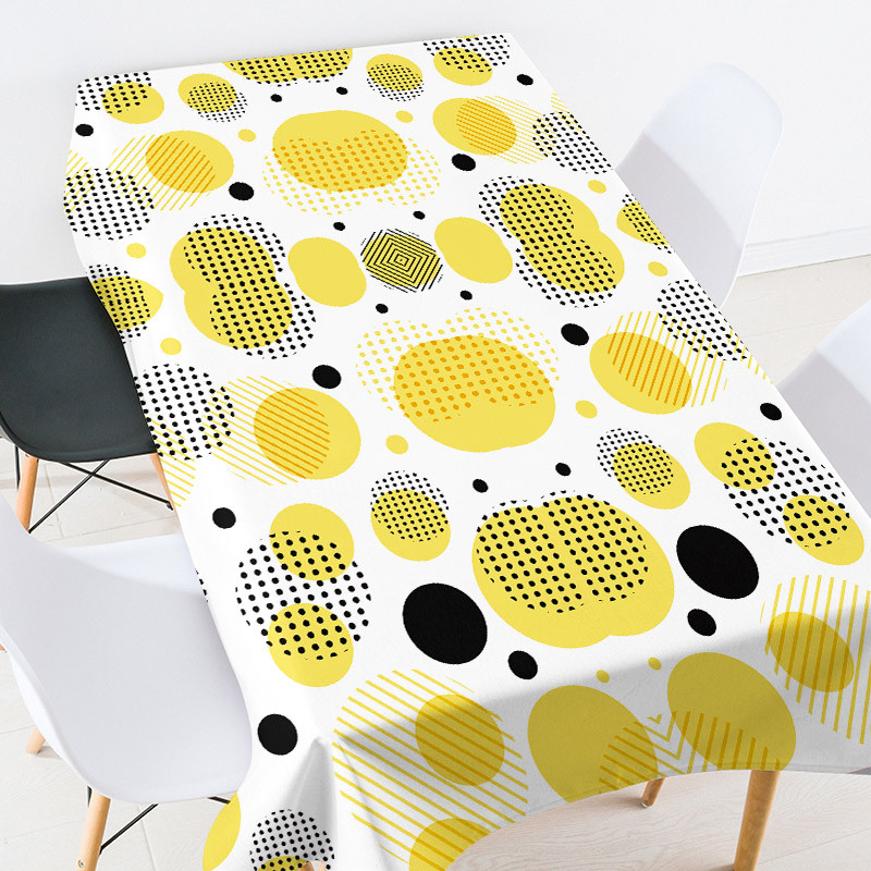 Ģeometriski svītraini ziedi un putni ballīšu galdauts Eiropas galdauti kāzu galdauts mežģīņu galdauts sarkans galdauts