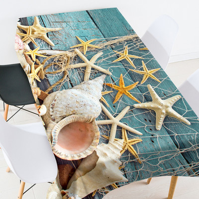 Jūras viļņu ainava mežģīņu galdauts kāzu galdauts pusdienu galda dekors galdauts ūdensizturīgs ballīšu galdauts galdauts