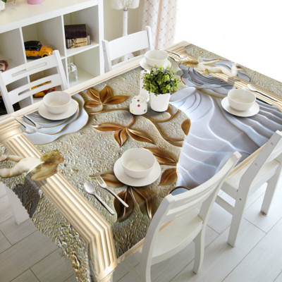 Όμορφο λουλουδάτο δέντρο διακόσμηση δωματίου αισθητική τραπεζομάντιλο ορθογώνιο χριστουγεννιάτικο τραπεζομάντιλο κόκκινο τραπεζομάντιλο ροζ χρυσό τραπεζομάντιλο