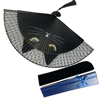 Mačka, kineski crtani film, svilene moderne ručne lepeze u japanskom stilu, popularne lepeze za mace, ručne sklopive lepeze za djevojke