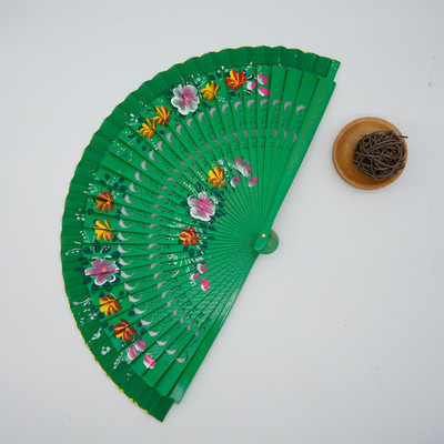 Kokkupandav lehvik Puidust hispaania lehvik tantsimiseks trükkimine käsitsi kokkupandav lehvik Kodukaunistus Kaunistused Käsitöö kingitused külalistele