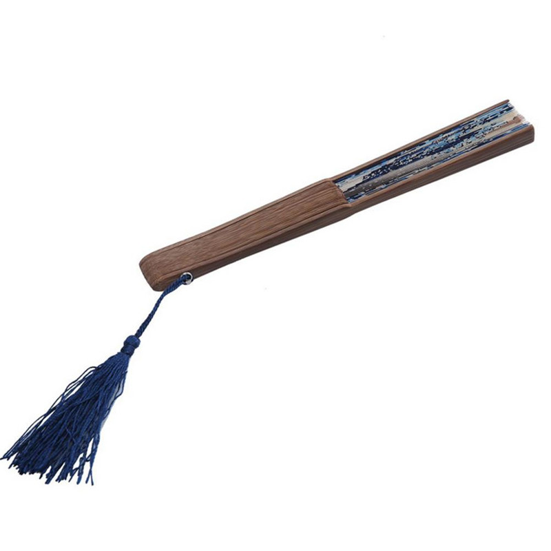 Suvise vintage bambusest kokkupandav käeshoitav lillefänn Hiina stiilis tants pulmapidu taskukingid pulmad värvilised Hiina lehvikud