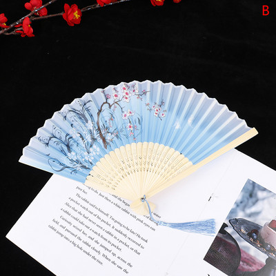 Karikatūra Kaķis Ķīniešu zīds Modes Japānas stila Roku ventilatori Populāri Jauki Forši ventilatori Rokas salokāmi Sieviešu meiteņu šovi Fani