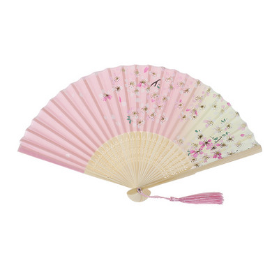 Karikatūra Kaķis Ķīniešu zīds Modes Japānas stila Roku ventilatori Populāri Jauki Forši ventilatori Rokas salokāmi Sieviešu meiteņu šovi Fani