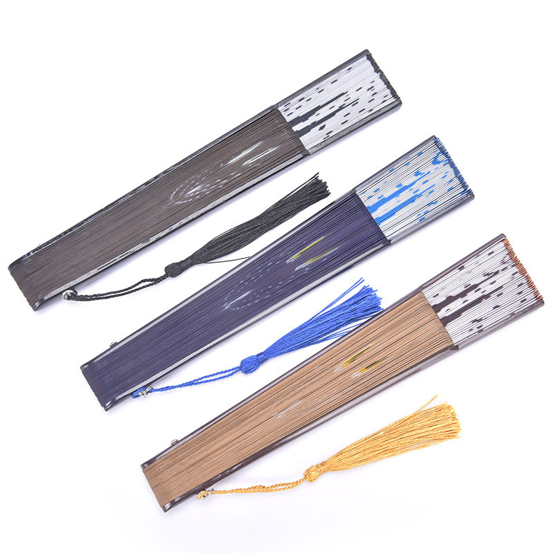 Karikatūra Kaķis Ķīniešu zīds Modes Japānas stila Roku ventilatori Populāri Jauki Forši ventilatori Rokas salokāmi Sieviešu meiteņu šovi Fani