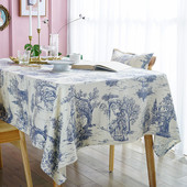 Abrosz terítőhöz Nordic Retro poliészter terítő Piknik takaró Otthon Esküvői Dekoráció Nappe De Table Manteles