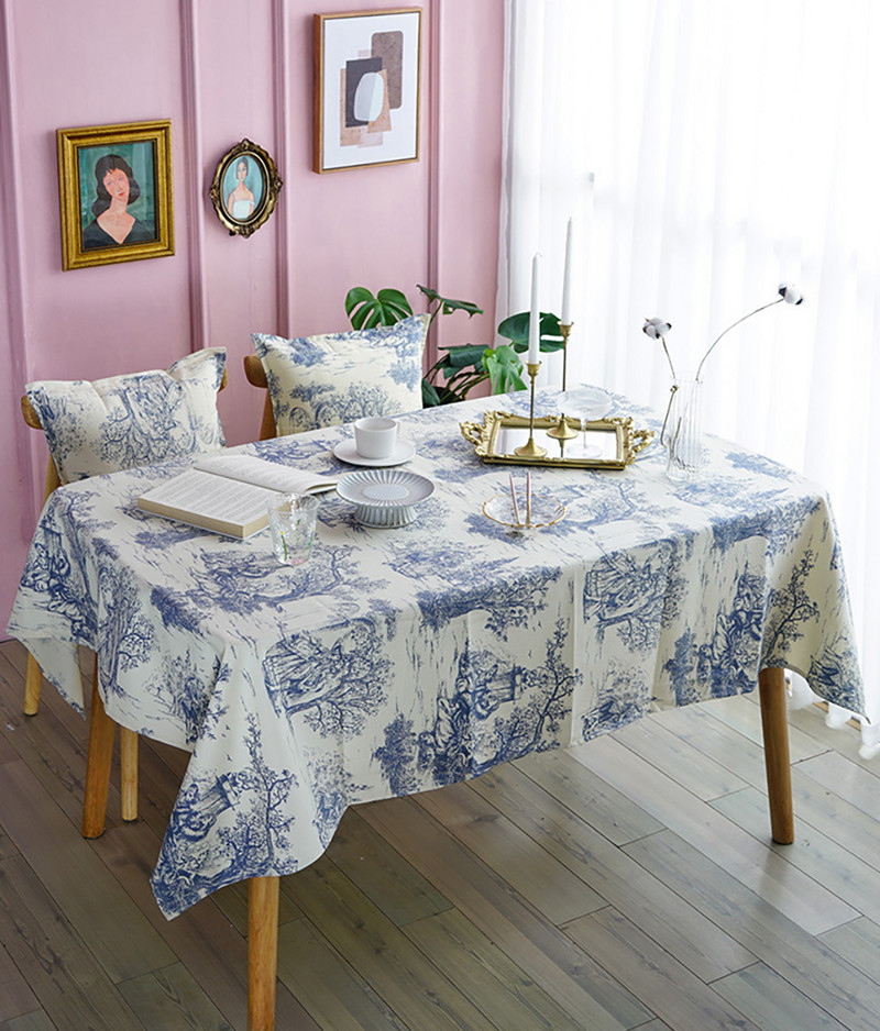 Abrosz terítőhöz Nordic Retro poliészter terítő Piknik takaró Otthon Esküvői Dekoráció Nappe De Table Manteles