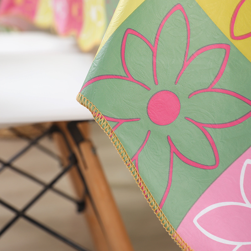 Little Daisy galdauts ūdensnecaurlaidīgs taisnstūra kvadrātveida dārza galda pārklājs traips galdauts eļļas audums Mantel Mesa Nappe De Table