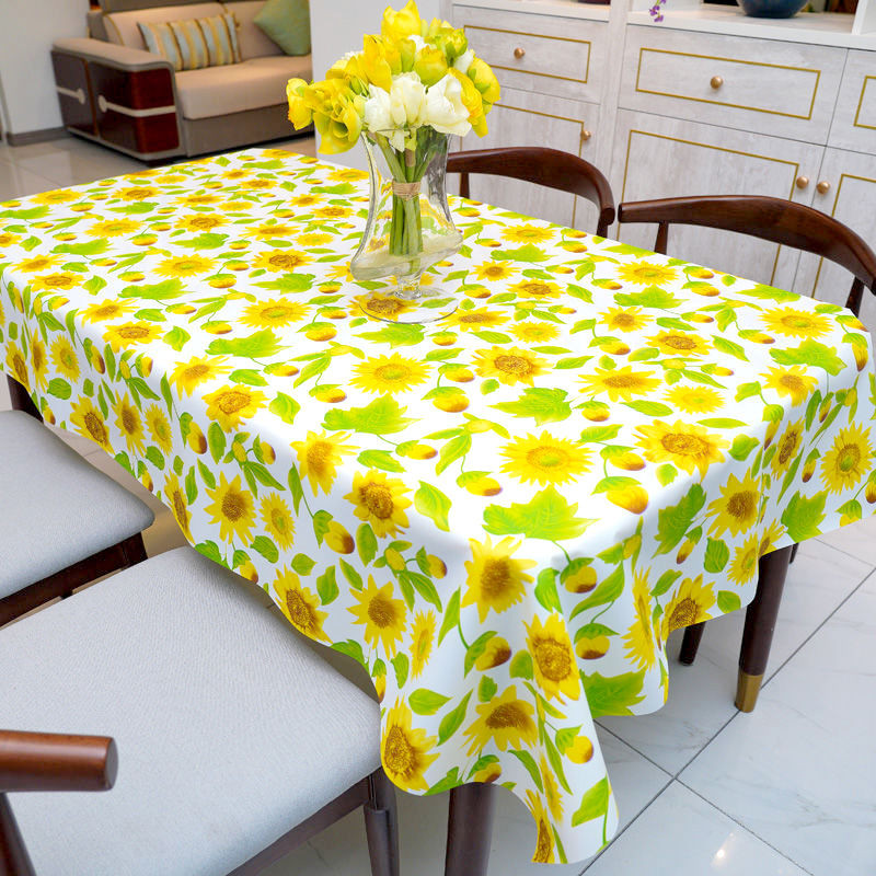 Virágmintás Vízálló terítő Négyszögletű asztalterítő Étkezőterítő Étterem Dohányzóasztal Szőnyeg Nappali kandalló