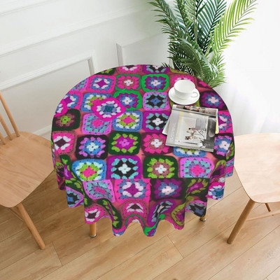 Miera ziedu jauda galdauts Dārza kvadrātveida apdrukāts galda pārklājs ballīte vairumtirdzniecība aizsardzība poliestera galdauts mājas dekorēšana