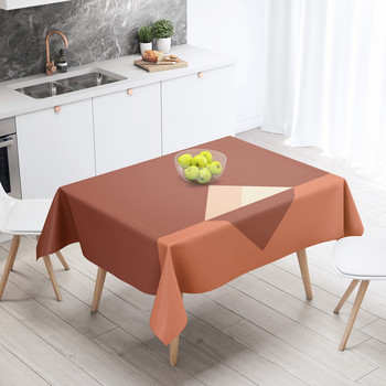 Μοντέρνο μινιμαλιστικό αδιάβροχο τραπεζομάντιλο Αφηρημένο επιτραπέζιο κάλυμμα σπιτιού Διακόσμηση κουζίνας κατά των λεκέδων Τραπεζαρία Nappe De Table