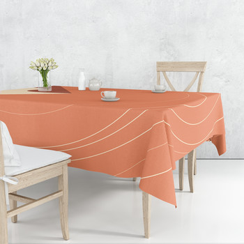 Модерен минималистичен стил Водоустойчива покривка за маса Абстрактна покривка за маса Декорация за домашна кухня Анти-петна Маса за хранене Nappe De Table