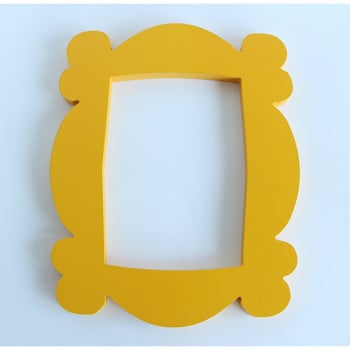 ZK30 TV Series Friends Ръчно изработена Monica рамка за врата Дървени жълти рамки за снимки Колекционерска колекция за домашен декор Косплей подарък