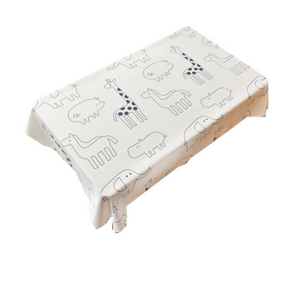 Nordic stílusú terítő vízálló oxfordi terítő téglalap alakú szoba dekoráció Esztétikus esküvői dekoráció szoba kandalló Mesa