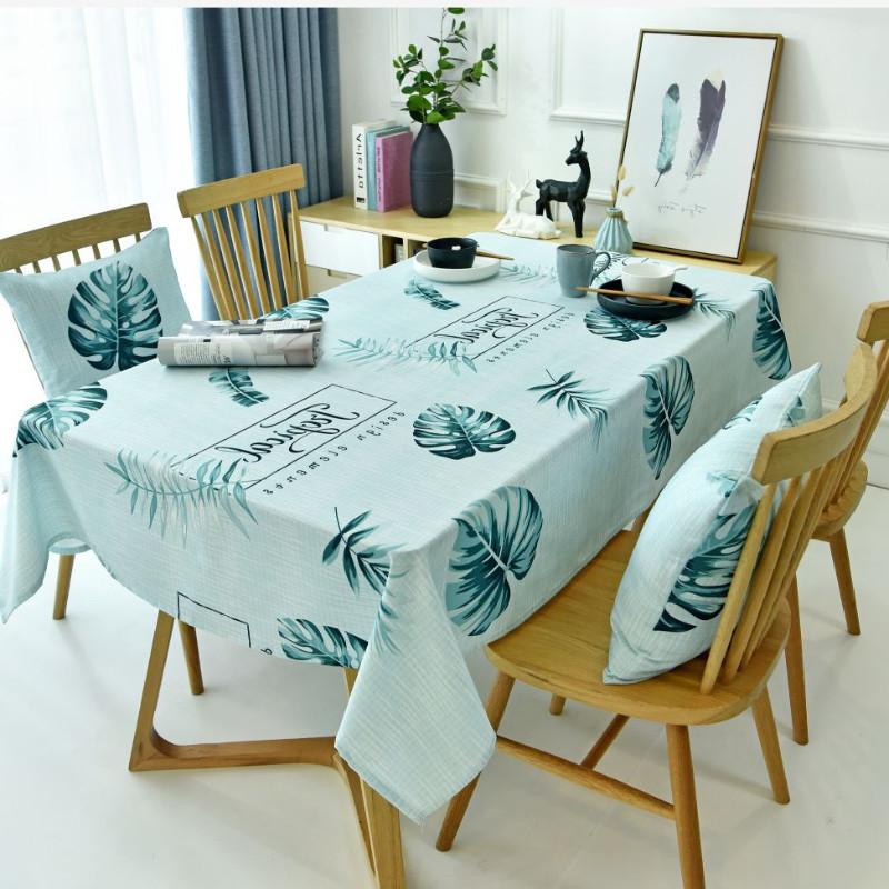 Nordic stílusú terítő vízálló oxfordi terítő téglalap alakú szoba dekoráció Esztétikus esküvői dekoráció szoba kandalló Mesa