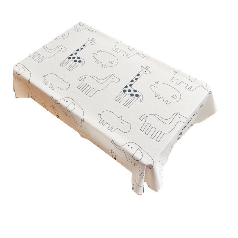 Nordic stílusú terítő vízálló oxfordi terítő téglalap alakú szoba dekoráció Esztétikus esküvői dekoráció szoba kandalló Mesa