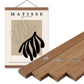 Mágneses fából készült akasztókeretek poszterek fotók falfestmények vászonnyomatok festmények tíkfa fenyőfa Nappali lakberendezés