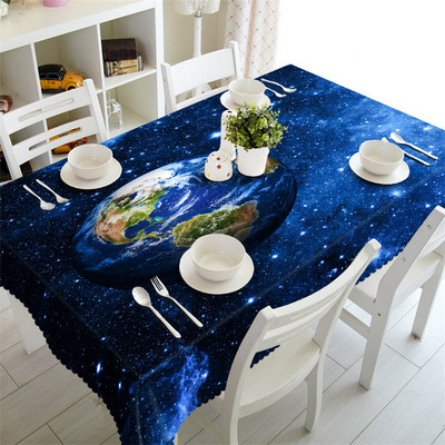 Paplūdimio pajūrio staltiesė Poliesterio spauda vandeniui atspari alyvai atspari namų stačiakampė vakarėlio stalo danga Staltiesė lauko iškylai