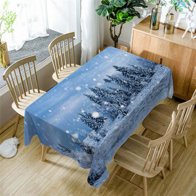 Paplūdimio pajūrio staltiesė Poliesterio spauda vandeniui atspari alyvai atspari namų stačiakampė vakarėlio stalo danga Staltiesė lauko iškylai