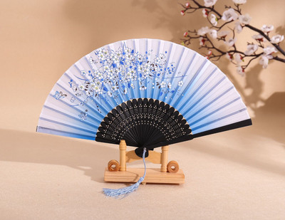Antikvariāts saliekams bambusa roku ventilators Hanfu saliekamais ventilators studentu deju priekšnesums dāvanu ventilators antīks japāņu vēdekļu grebšanas kāzu ventilators