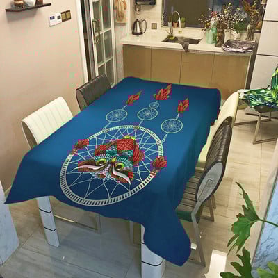 Bohemian Dreamcatcher ēdamistabas galdauts ūdensizturīgs mājas virtuve bankets kāzu dekors galda pārklājs Nappe De Table Tischdecke