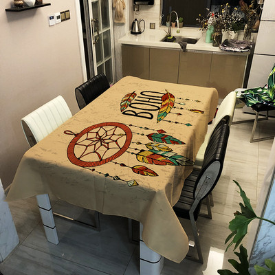 Bohemian Dreamcatcher ēdamistabas galdauts ūdensizturīgs mājas virtuve bankets kāzu dekors galda pārklājs Nappe De Table Tischdecke