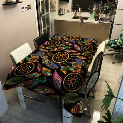 Bohemian Dreamcatcher ēdamistabas galdauts ūdensizturīgs mājas virtuve bankets kāzu dekors galda pārklājs Nappe De Table Tischdecke