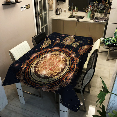 Bohemian Dreamcatcher ēdamistabas galdauts ūdensizturīgs mājas virtuve bankets kāzu dekors galda pārklājs Nappe De Table Tischdecke