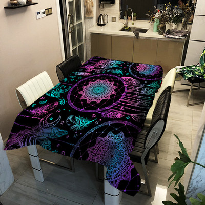 Bohemian Dreamcatcher ēdamistabas galdauts ūdensizturīgs mājas virtuve bankets kāzu dekors galda pārklājs Nappe De Table Tischdecke