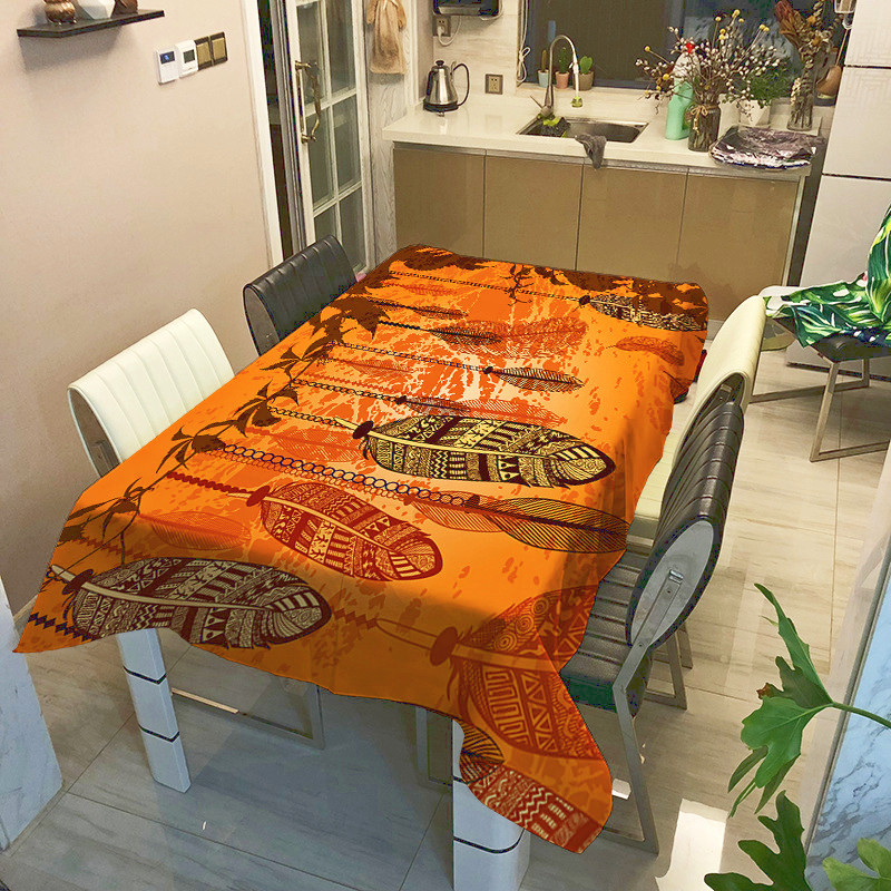 Bohemian Dreamcatcher ēdamistabas galdauts ūdensizturīgs mājas virtuve bankets kāzu dekors galda pārklājs Nappe De Table Tischdecke