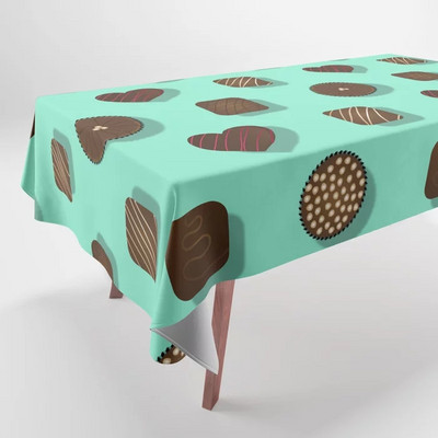 Fantastisks raksts pēc raksta Krāsains apdrukāts galdauts mājas dekors Taisnstūrveida ballītes kāzu dekors Galdauts Nappe De Table