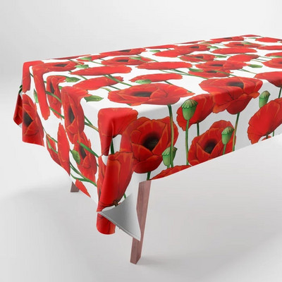 Fantastisks raksts pēc raksta Krāsains apdrukāts galdauts mājas dekors Taisnstūrveida ballītes kāzu dekors Galdauts Nappe De Table