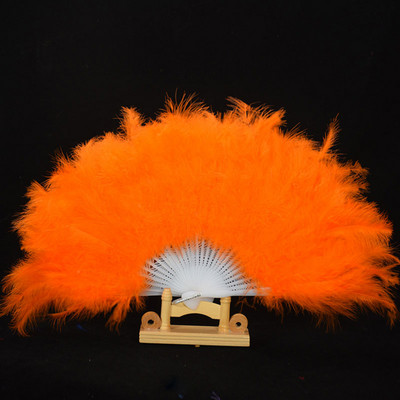 Baltas rokas vēdekļi, salocīti spalvu vēdekli, roku darbs