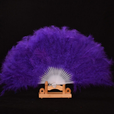 Baltas rokas vēdekļi, salocīti spalvu vēdekli, roku darbs