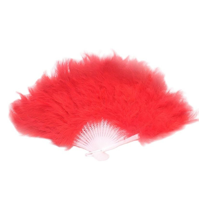 Baltas rokas vēdekļi, salocīti spalvu vēdekli, roku darbs