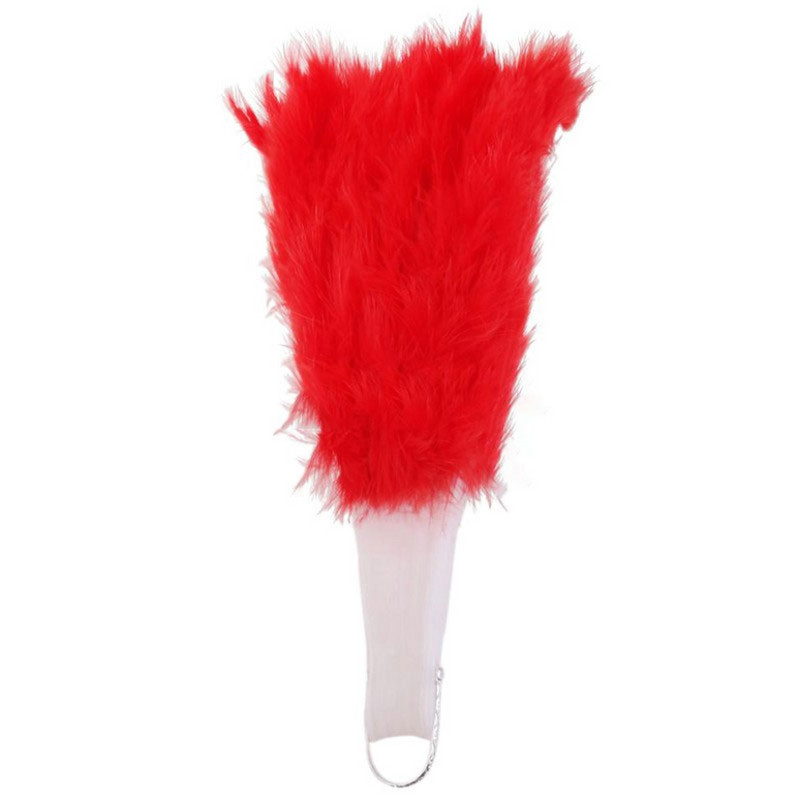 Baltas rokas vēdekļi, salocīti spalvu vēdekli, roku darbs