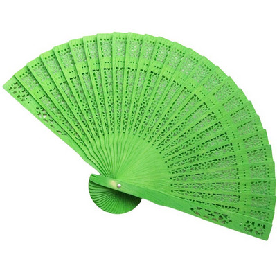 Mados vestuvės rankomis kvapnus vakarėlis raižytas bambuko sulankstomas vėduoklė Kiniška medinė vėduoklė Vintažinis tuščiaviduris senovinis sulankstomas ventiliatorius